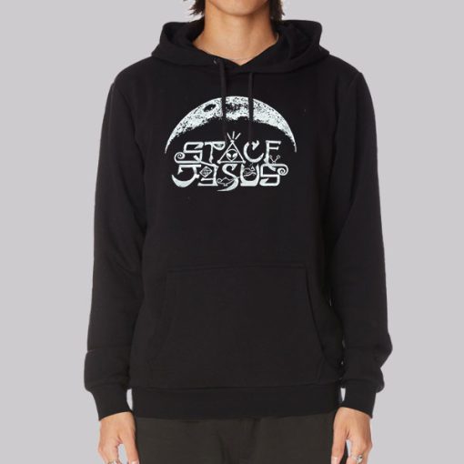 Vintage Retro Space Jesus Hoodie