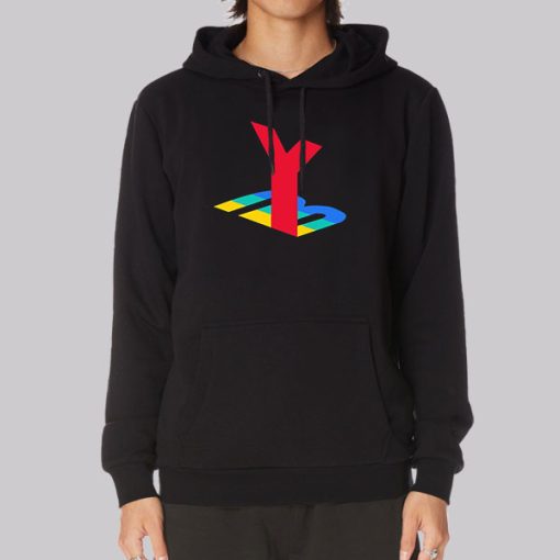 Yub Merch Playstation Logo Parody Hoodie