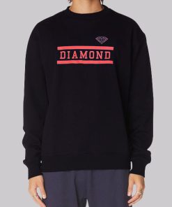 Line Red Diamond Sweatshirts
