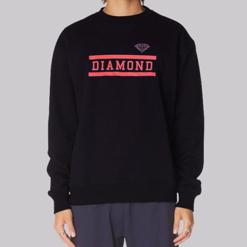 Line Red Diamond Sweatshirts