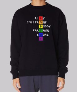 Subtle Pride Merch Ally LGBT Sweatshirt