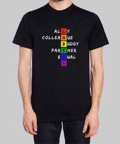 Subtle Pride Merch Ally LGBT Shirt