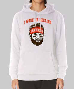 : I Woke Up Feeling Dangerous Shirt Baker Mayfield Dangerous Shirt  Orange : Clothing, Shoes & Jewelry