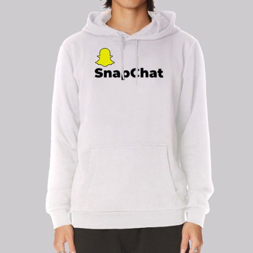 Logo Graphic Snapchat Hoodie
