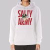 Salty Cracker Merch Mrs Salty Army Hoodie