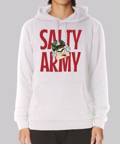 Salty Cracker Merch Mrs Salty Army Hoodie