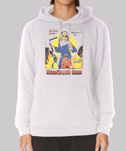 Vintage Poster Nunchuck Nun Hoodie