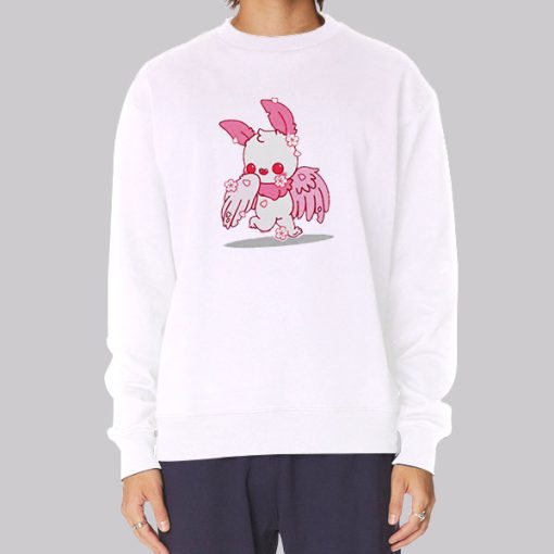 Cute Pink Sakura Mothman Sweatshirt
