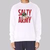 Salty Cracker Merch Mrs Salty Army Sweatshirt