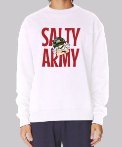 Salty Cracker Merch Mrs Salty Army Sweatshirt