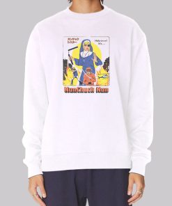 Vintage Poster Nunchuck Nun Sweatshirt