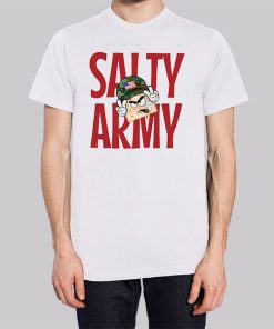 Salty Cracker Merch Mrs Salty Army Shirt