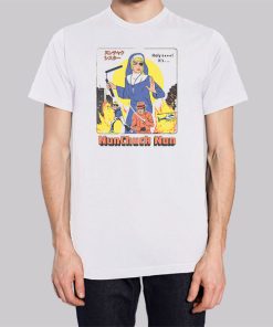 Vintage Poster Nunchuck Nun Shirt