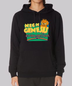 Neon Genesis Evangelion Garfield Hoodie