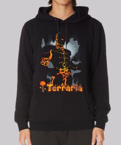 Terraria Logo Molten Armor Hoodie