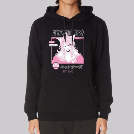 Vshojo Merch Nyanners Hoodie