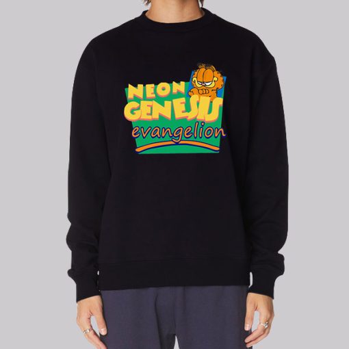 Neon Genesis Evangelion Garfield Sweatshirt