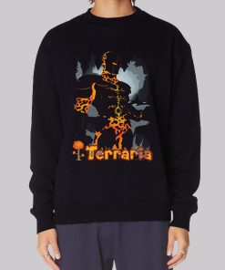 Terraria Logo Molten Armor Sweatshirt