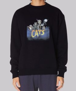 Vtg Musical Cats Broadway Sweatshirt
