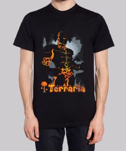 Terraria Logo Molten Armor Shirt