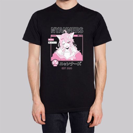 Vshojo Merch Nyanners Shirt