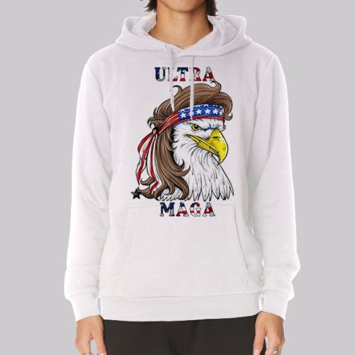 American Flag Mullet Ultra Maga Hoodie