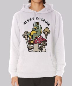 Be Gay Do Crime Frog Hoodie