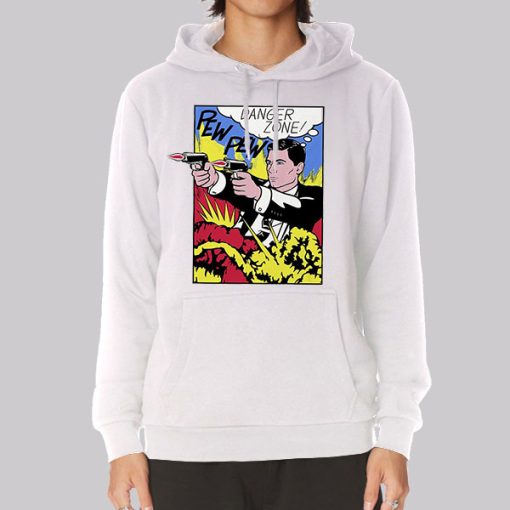 Danger Zone Pew Pew Archer Hoodie