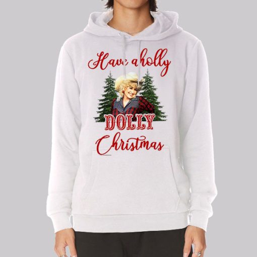 Dolly Parton Holly Dolly Christmas Hoodie