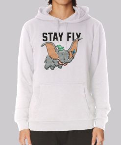 Funny Dumbo Stay Fly Hoodie