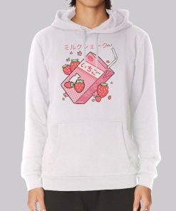 Japanese Georgenotfound Strawberry Milk Hoodie