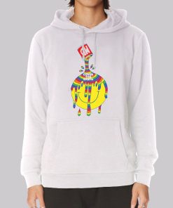 Smiley Cover the Earth Hoodie