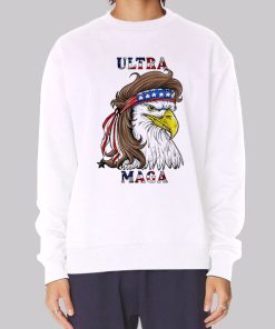 American Flag Mullet Ultra Maga Sweatshirt