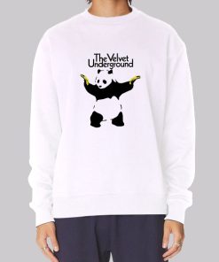 Cute Panda the Velvet Underground Sweatshirt