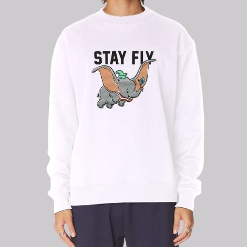 Funny Dumbo Stay Fly Sweatshirt