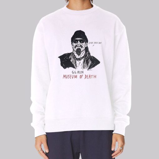 Vintage Museum of Death Gg Allin Sweatshirt Cheap | Made Printed