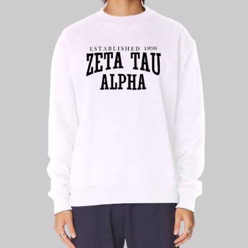 Vintage Zeta Tau Alpha Merch 1898 Sweatshirt