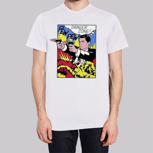 Danger Zone Pew Pew Archer T Shirt