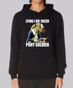 Funny Dog Faced Pony Soldier Meme Hoodie