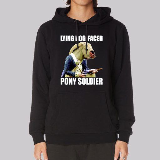Funny Dog Faced Pony Soldier Meme Hoodie