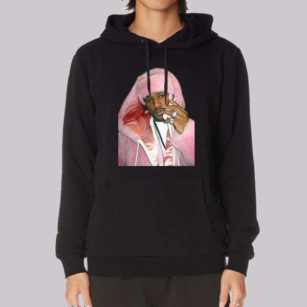 Vintage Cam Ron Pink Fur Hip Hop Hoodie Cheap | Made Printed