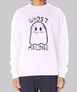 Funny Rapper Halloween Ghost Malone Sweatshirt