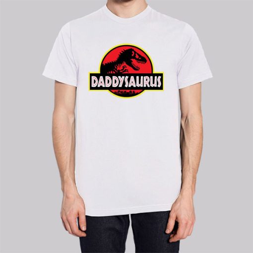 Funny Fathers Days Daddysaurus Shirt