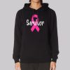 Support Fight Breast Cancer Survivor Hoodie
