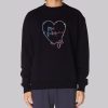 Piper Rockelle Logo Drippy Heart Sweatshirt