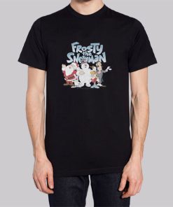 Cartoon Frosty the Snowman Shirt