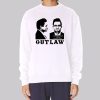 Outlaw Mugshot Johnny Cash Sweatshirt