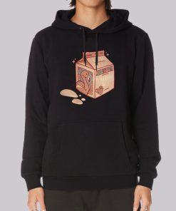 Cute Strawberry Milk Carton Hoodie