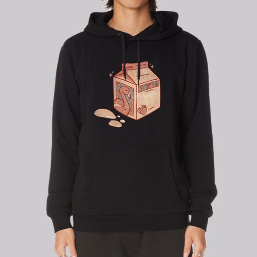 Cute Strawberry Milk Carton Hoodie