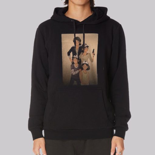 Family Cartoon Twd Game Merch Hoodie